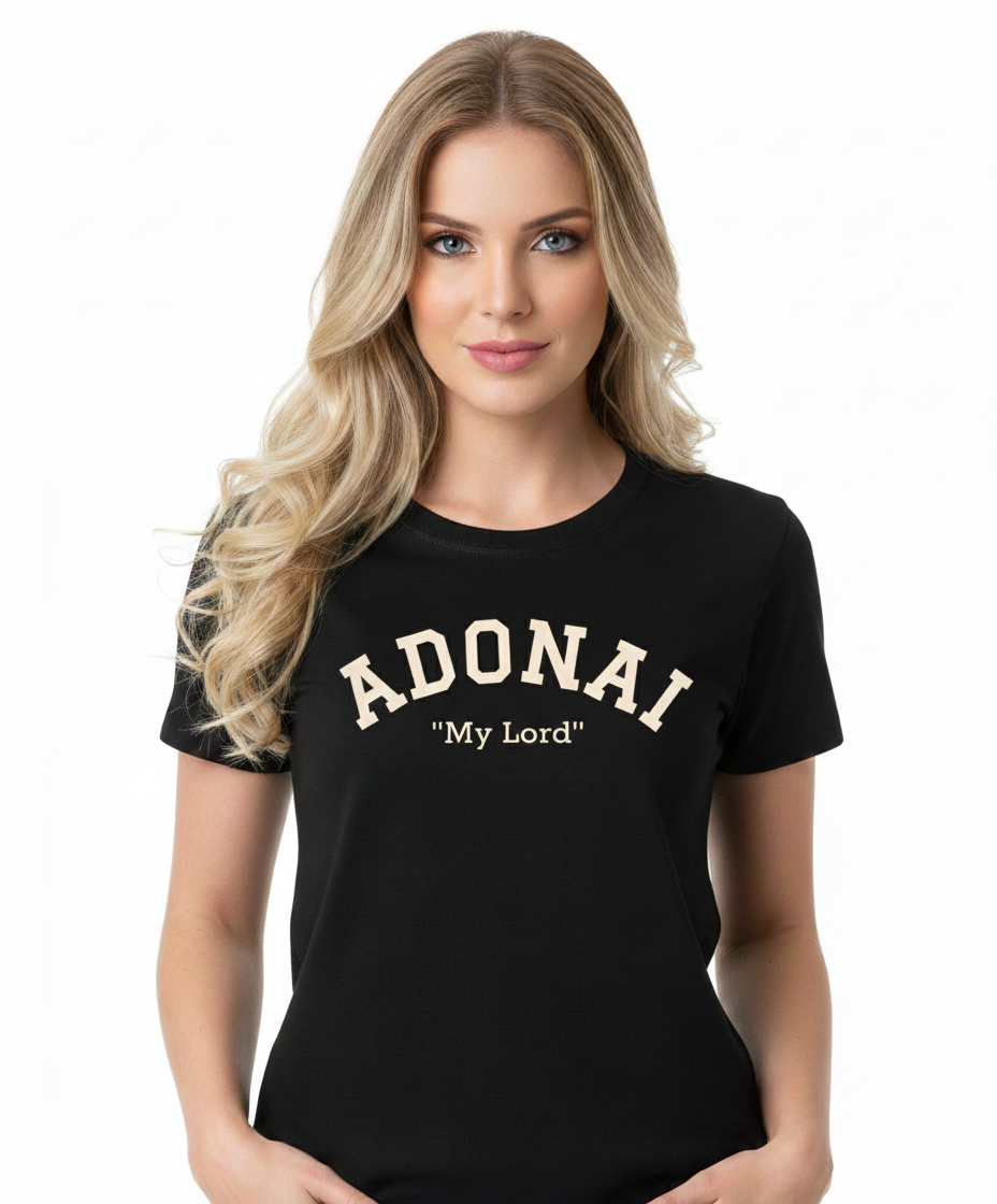 T-Shirt “Adonai My Lord” – Fé Que Se Veste