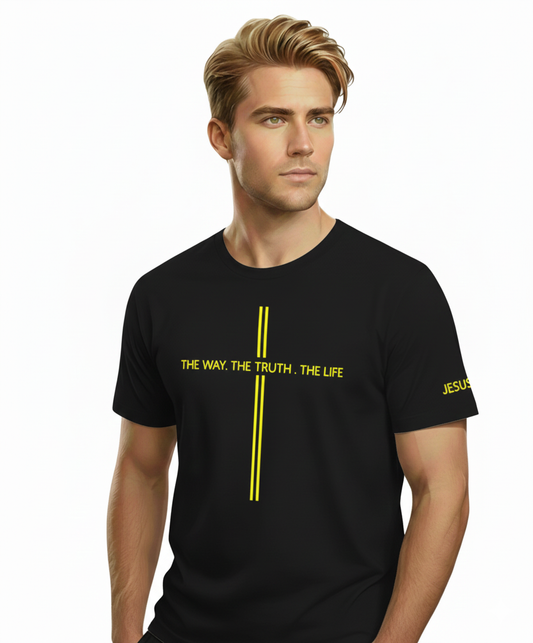 Tshirt Masculina " The Way. The Truth. The Life"