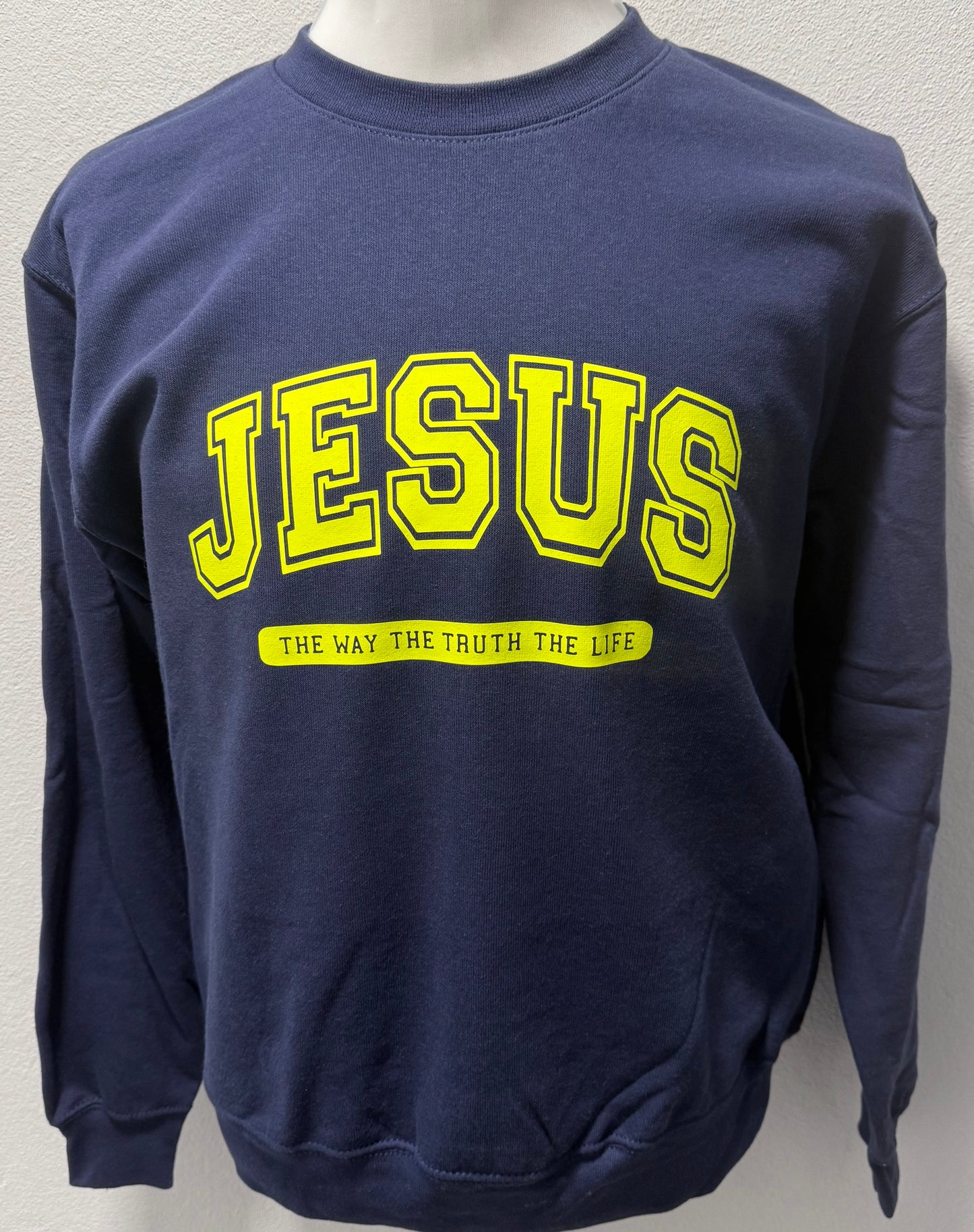 Sweatshirt Masculina "Jesus The way. The Truth. The Life"