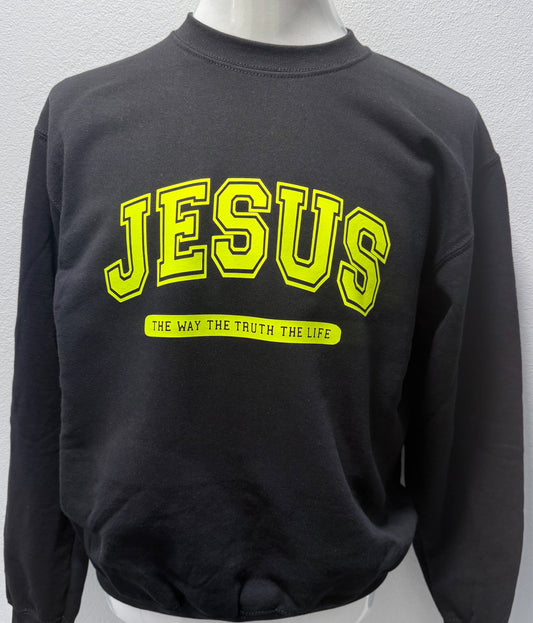 Sweatshirt Masculina "Jesus The way. The Truth. The Life"
